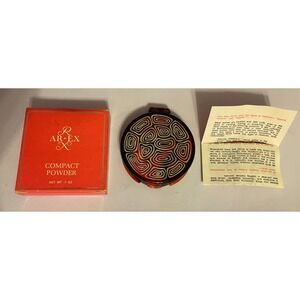 AR-EX Compact Powder Vintage Discontinued Unscented Russet Made in USA